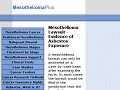 Mesothelioma Lawsuit - Evidence of Asbestos Exposure