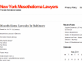 Mesothelioma Lawsuits In Baltimore - New York Mesothelioma Lawyers