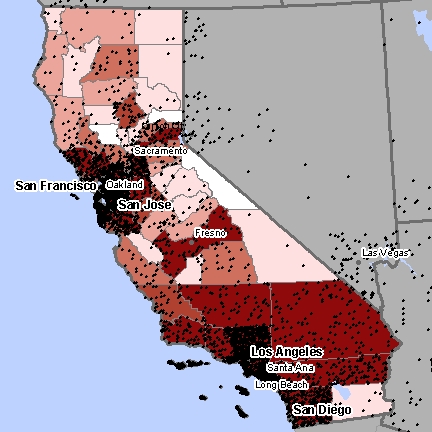 California Asbestos Exposure Sites
