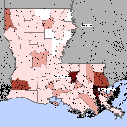 Louisiana Asbestos Exposure Sites