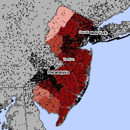 New Jersey Asbestos Exposure Sites