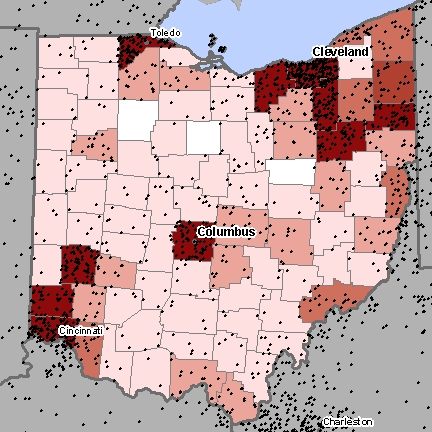 Ohio Asbestos Exposure Sites